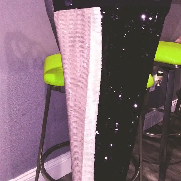 BCBG Sequin Ombre Jogger Pants - Picture 3 of 4